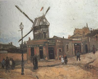 Vincent Van Gogh Le Moulin de la Galette (nn04) France oil painting art